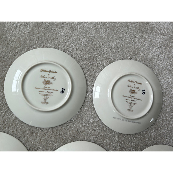 Catherine McClung Set of 5 Lenox Nature's Collage Bird 8" Plates Collection USA - Picture 8 of 10